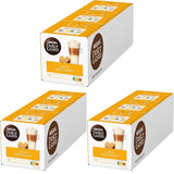 NESCAFÉ Dolce Gusto Latte Macchiato, 48 Kaffeekapseln, Aromatischer Espresso, 3-Schichten - Köstlichkeit aus feinem Milchschaum, Aromaversiegelte Kapseln, Paquete de 9 (3x16 Kapseln)