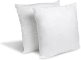 Azul Câlin Juego de 2 Almohadas Confort Firme "Alaska", Súper Relleno, Sobre 100% Percal de Algodón, Blanco, Forma Cuadrada 65 X 65 cm Naty Shop Almohadas Estándar