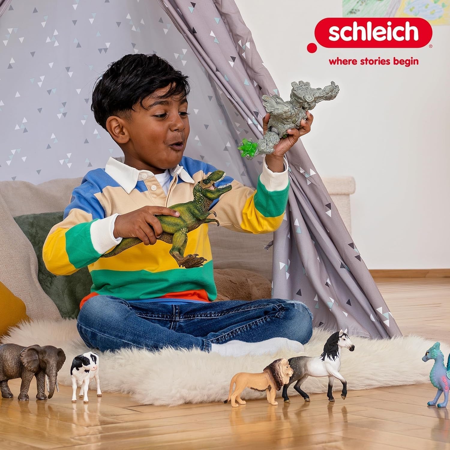 Schleich ELDRADOR CRIATURAS | Regla de la Selva 70151 | Figura de juego ELDRADOR Schleich Monster con cabeza giratoria y brazos móviles | Gran regalo para niños | A partir de 7 años | Figuras de acción 14 X 7 X 114 Cm Tienda Naty