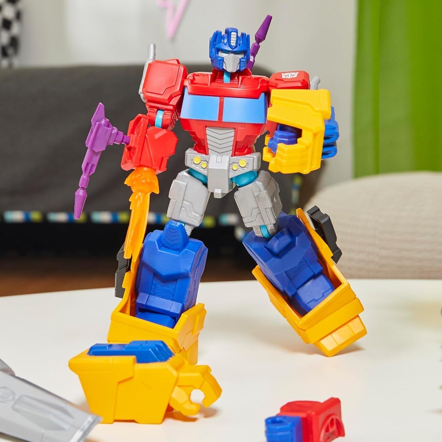 Transformers Mixmashers Optimus Prime Figuras de acción y accesorios de lujo personalizables Figuras de acción Naty Shop