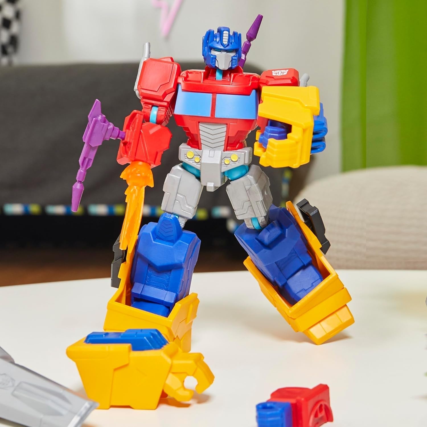 Transformers Mixmashers Optimus Prime Figuras de acción y accesorios de lujo personalizables Figuras de acción Naty Shop