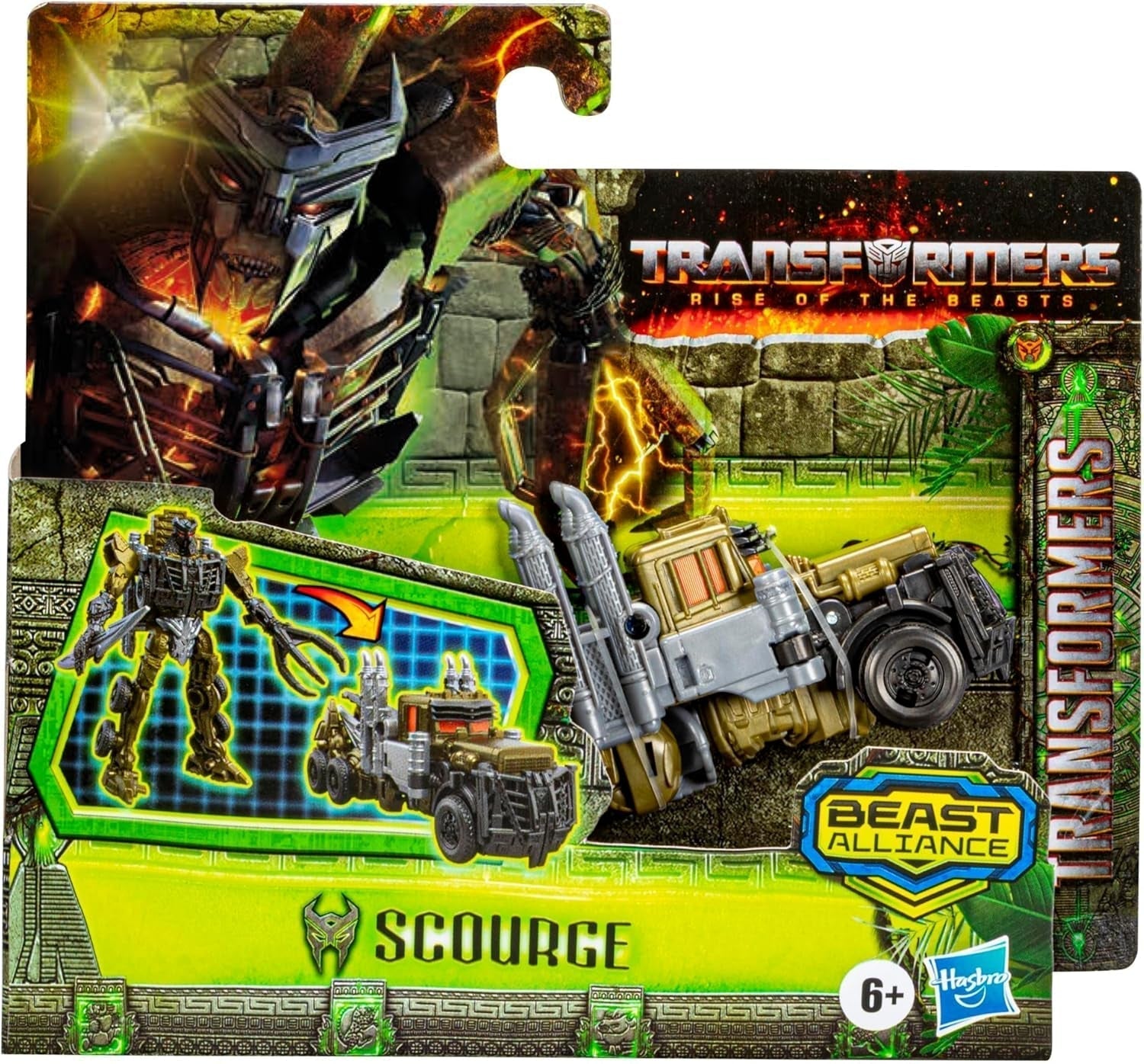 Transformers MV7 BA Battle Changer Scourge Figuras de acción Naty Shop