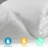 BOHEMIA | Edredón/ Relleno cama 120 cm, edredón 300 G/M², relleno hipoalergénico de fibras transpirables antiácaros, relleno extra suave y antibacterias, medida 200 X 200 cm Edredones y edredones Naty Shop
