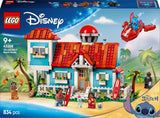 LEGO Ç€ Casa de Playa Disney de "Lilo y Stitch" - Juguete para construir con 6 habitaciones, observatorio, nave espacial y 5 minifiguras - regalo de cumpleaños para niñas y niños mayores de 9 años y fans 43268 Besuche den LEGO-Store juegos de construcción
