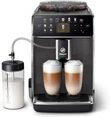 Saeco GranAroma Cafetera espresso automática - 14 especialidades de café, pantalla a color intuitiva, 4 perfiles de usuario, molinillo de cerámica, 1500 W (SM6580/10)