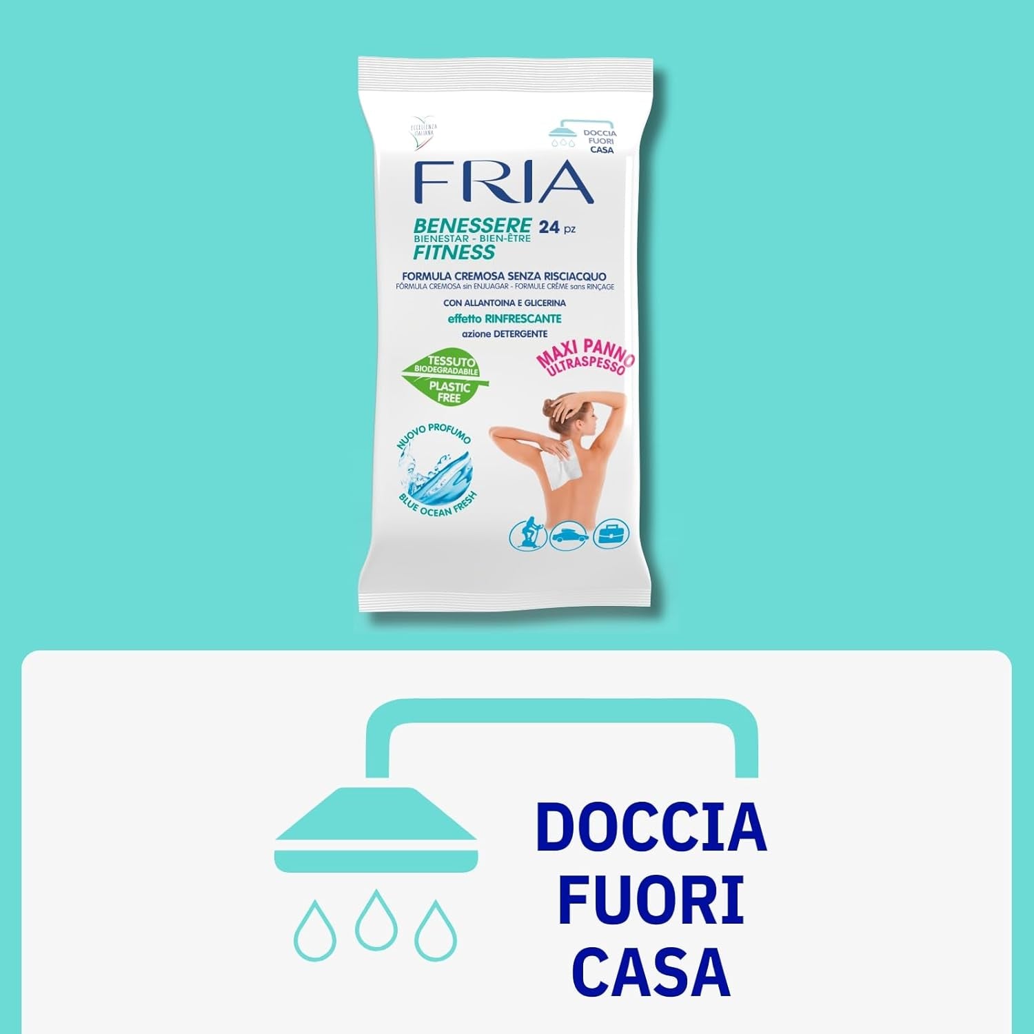 Toallitas para el bienestar del cuerpo 24 piezas