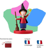 Figura sonora La bruja del aire - cuentos e historias sonoras - juguete, contenidos educativos, versión francesa, niños 2-4 años Juguetes Bebe Naty Shop