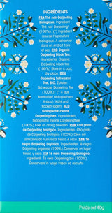 ETS - Té negro Darjeeling, BIO, 20 bolsitas de té (paquete de 2)