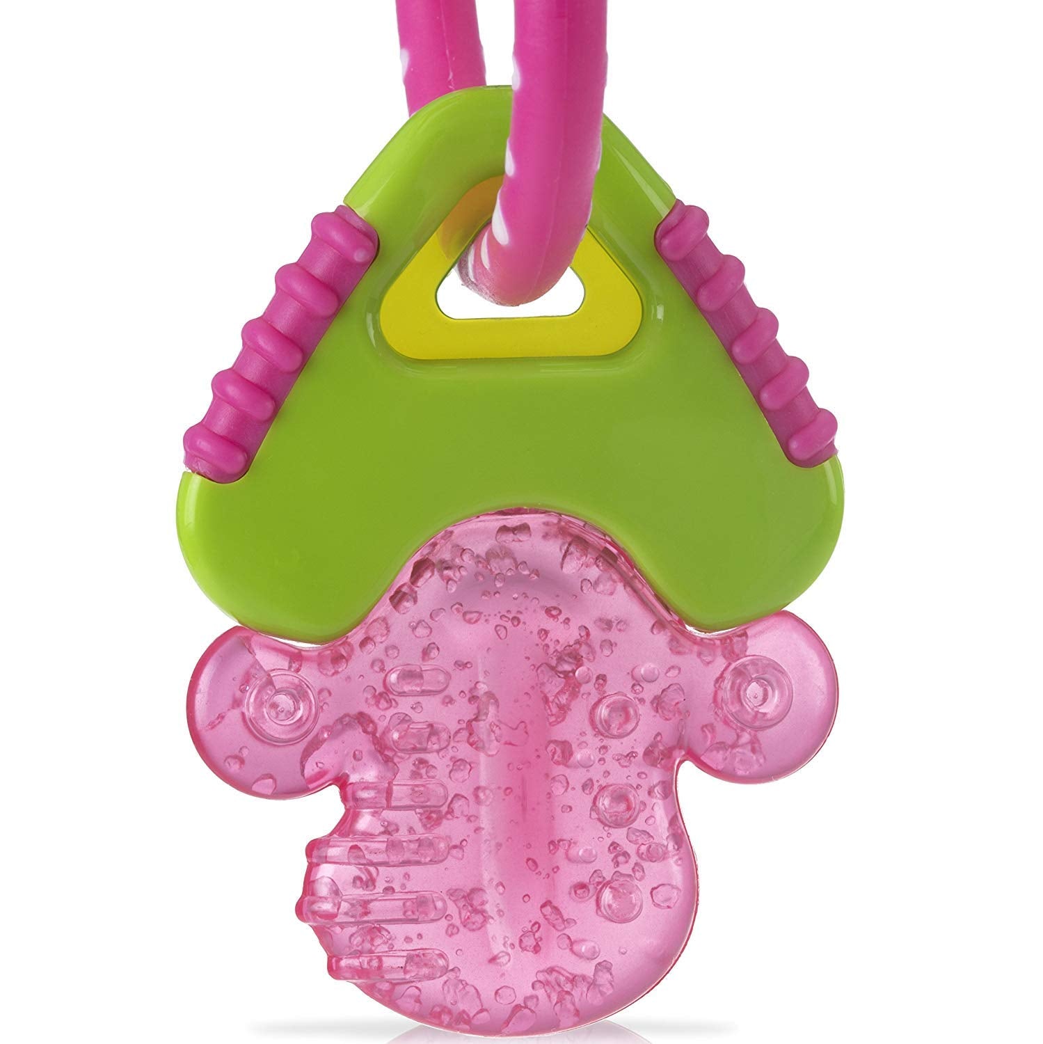 El mordedor Nuby para bebés favorece la vista y la motricidad; el juguete de agarre de gel de hielo llega incluso a los molares; a partir de 4+ meses
