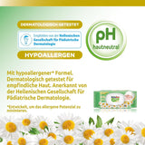 Toallitas para bebés sensibles, 0 % de fragancia, fórmula 98 % natural que restaura el equilibrio del pH de la piel, sello de frescura, 54 toallitas