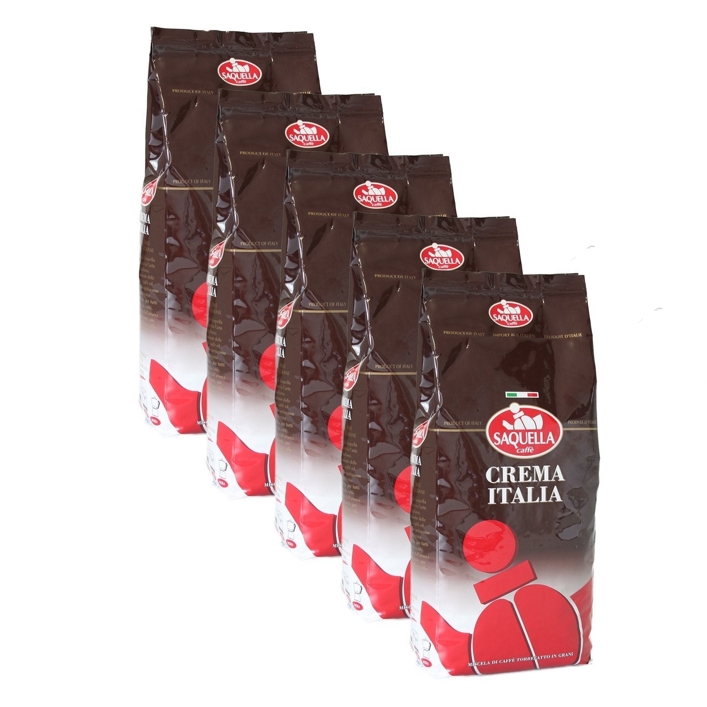 Crema Italia, 1000 g, paquete de 5
