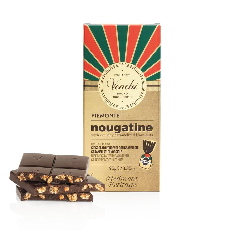 Chocolate con leche Venchi con avellanas enteras del bosque piamonteso IGP, 100 g - sin gluten