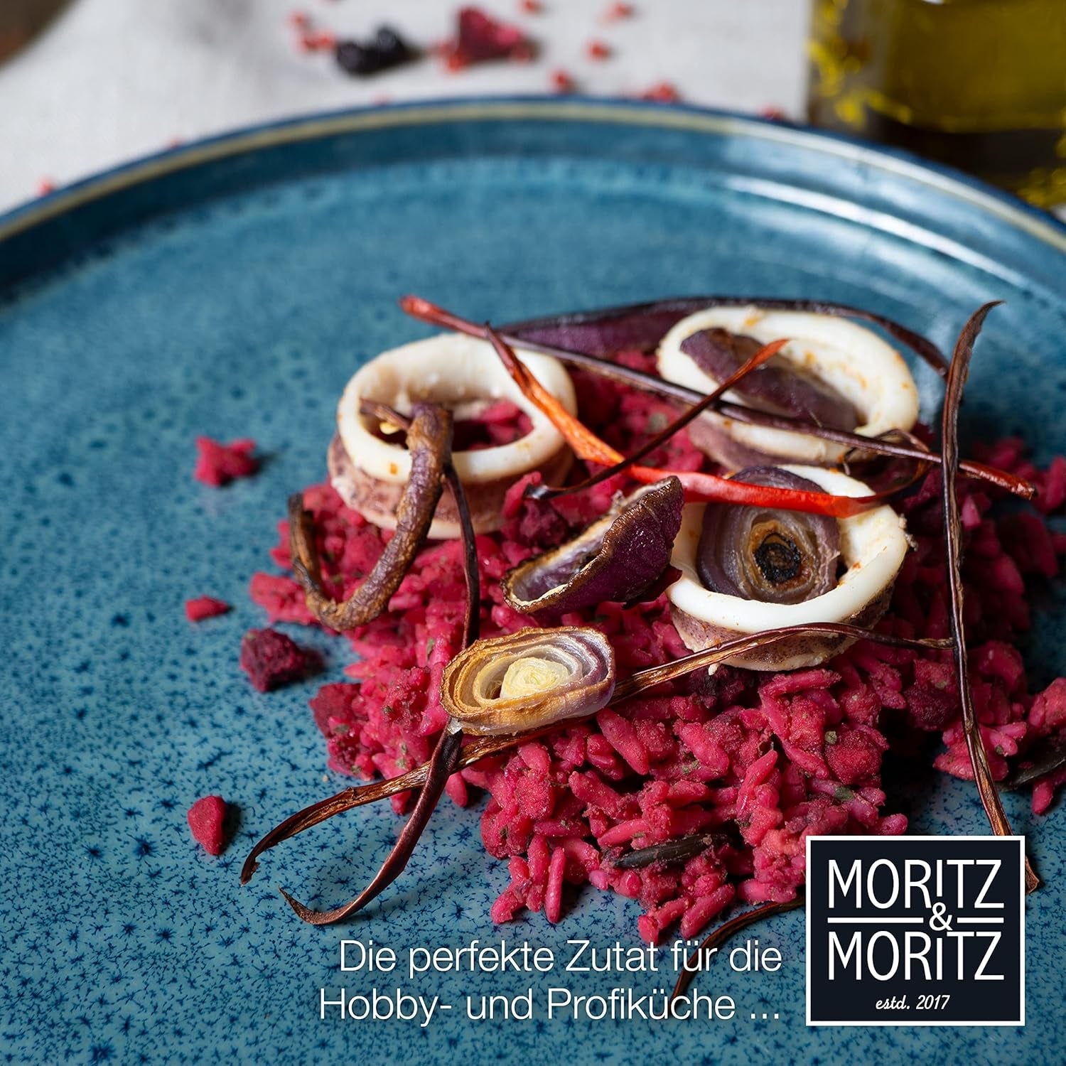 Moritz & Moritz SOLID Vajilla de gres para 6 personas, 18 piezas - Vajilla para 6 personas, compuesta por 6 platos llanos, 6 guarniciones y 6 platos llanos