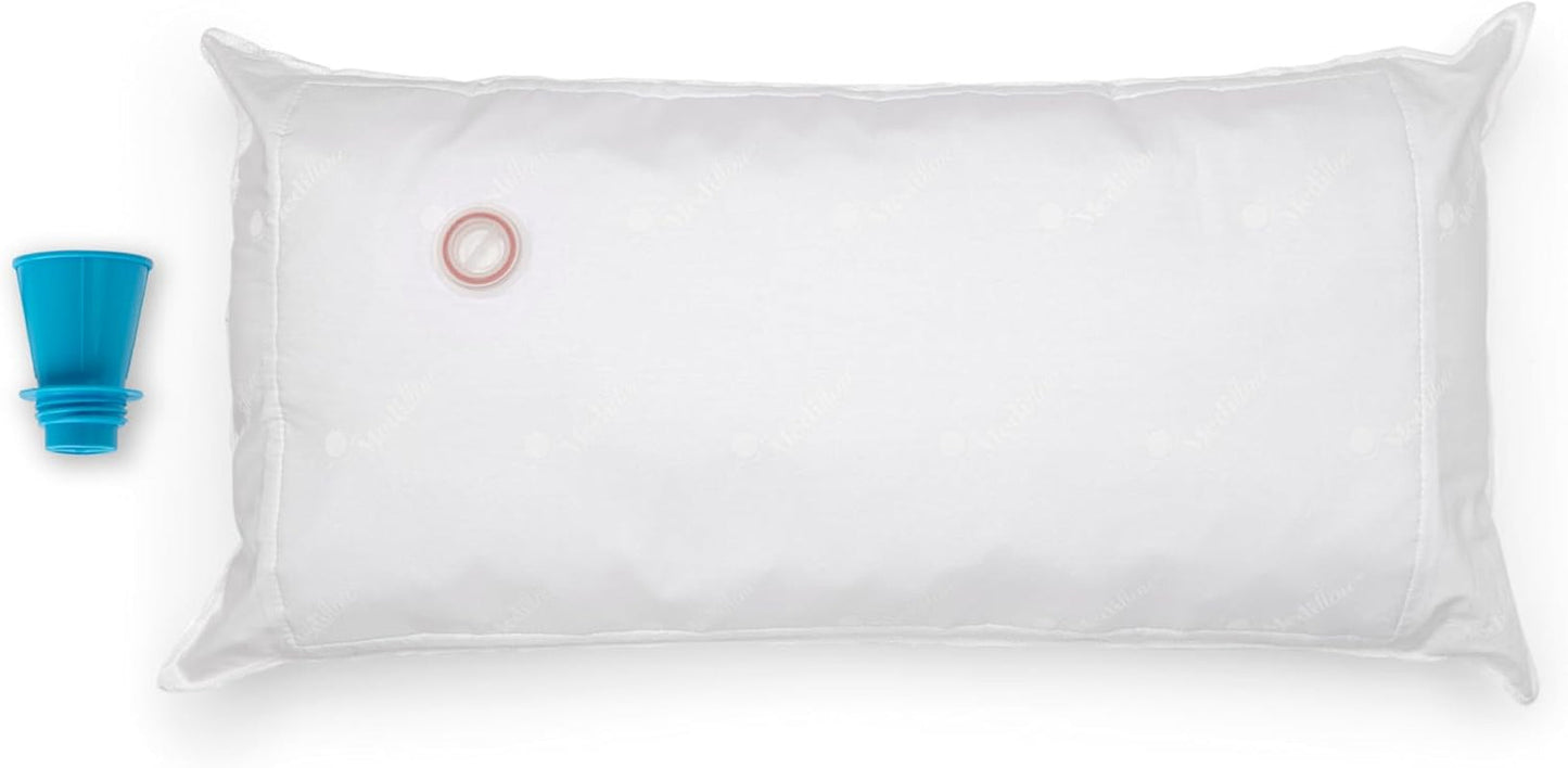 Mediflow 5201 Almohada De Agua Original En Paquete Doble 40X80Cm, Blanco, 2 Piezas (1 Paquete) Naty Shop Almohadas Estándar