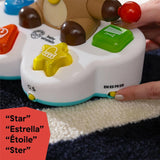 Baby Einstein, Drum & Learn Dean Juguete Musical de Aprendizaje - Juguete Bebé Multisensorial, 2 Modos de Juego, Colores, Formas e Instrumentos, Más de 50 Sonidos, A Partir de 6 Meses Juguetes Bebé Naty Shop