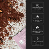 – Café etíope molido – 250 g – Café especial – Tueste medio – 100% Arábica – Notas de miel, canela y chocolate – Acidez intensa – Cuerpo medio
