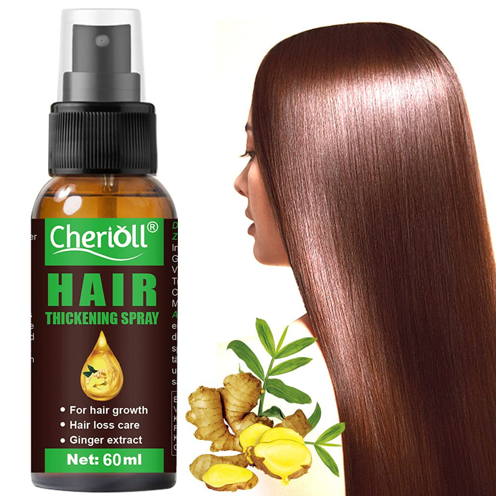 Crecimiento del Cabello, Anticaída, Spray para el Crecimiento del Cabello, Tratamiento y Caída del Cabello, Para Adelgazar el Cabello, Promueve un Crecimiento del Cabello más Grueso, Completo y Rápido, 60ml Cuidado del Cabello Naty Shop