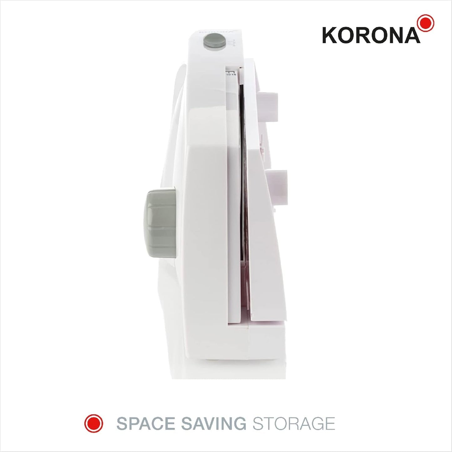 Korona 25500 Cortadora multifuncional, ancho de corte regulable, hoja de acero inoxidable Ralladores y Rebanadores Naty Shop