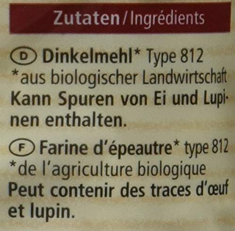 Rizos de espelta ecológicos, 500g