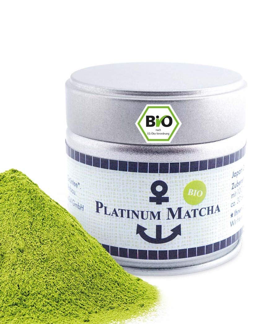 Matcha orgánico premium de Japón, grado ceremonial, sin pesticidas, polvo extrafino en caja de 30 g, sabor a té verde intenso y delicado, adecuado para café con leche, batidos, grado ceremonial