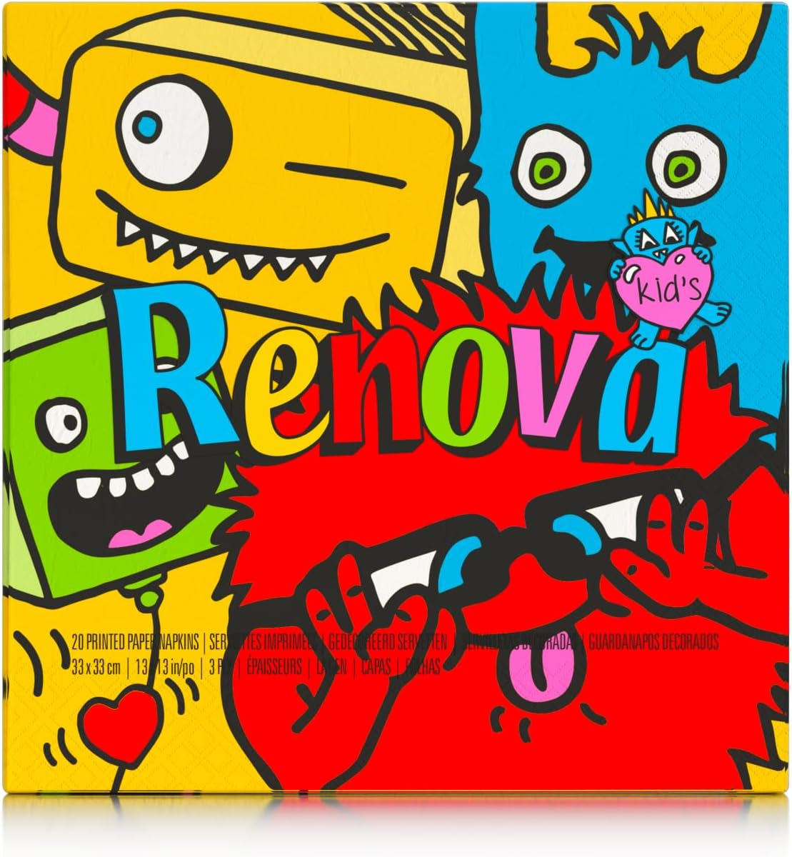 Servilletas de papel Renova para niños, 20 unidades, 110 G