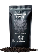 Black Dragon Espresso 100% Robusta - Café en grano tostado extra fuerte - Café muy fuerte y con mucho cuerpo y alto contenido en cafeína - Espresso muy fuerte