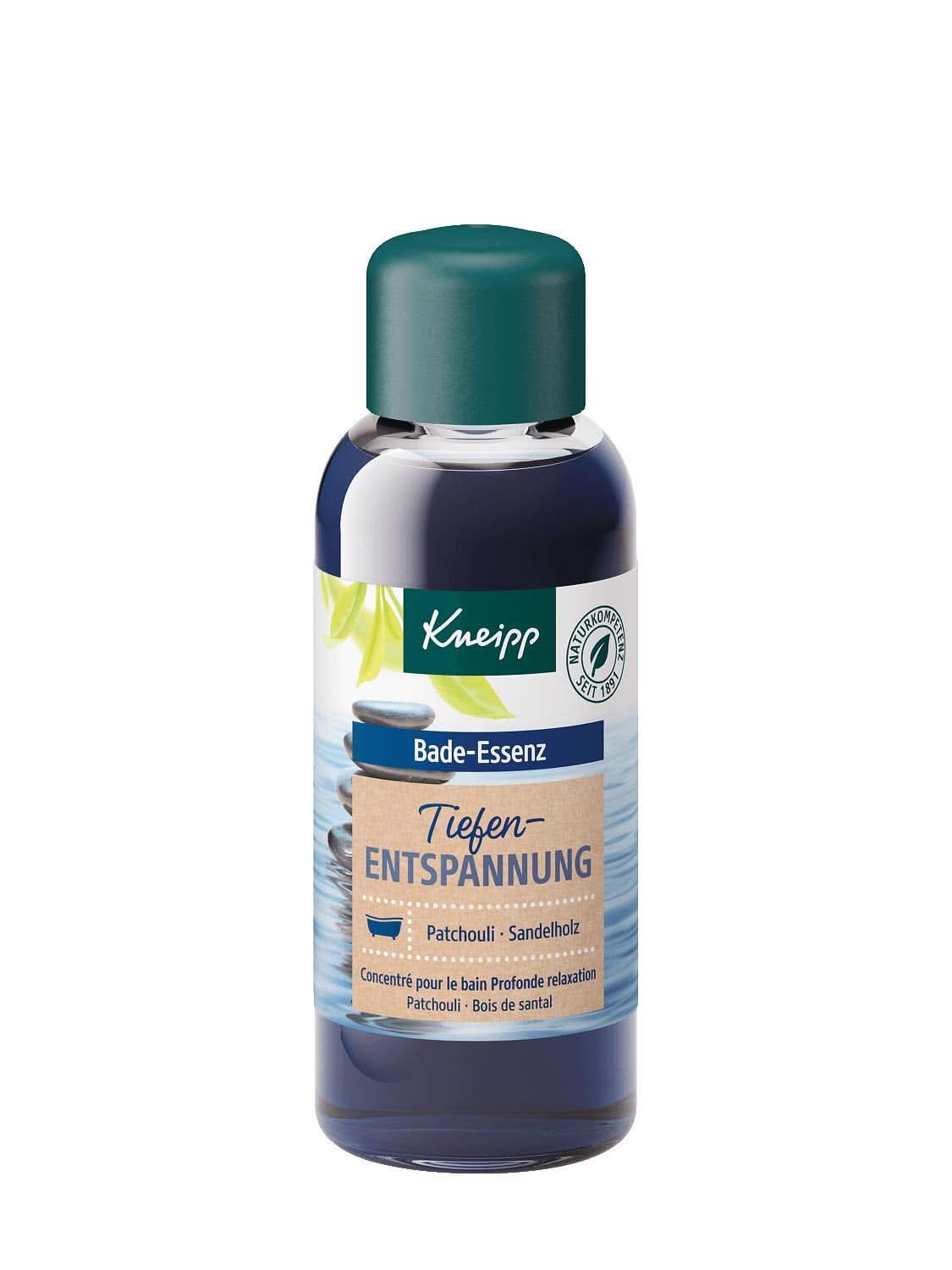 Kneipp, aceite de baño con aceite esencial natural de pachulí y extracto de sándalo para una relajación profunda y calmante, 100ml Naty Shop