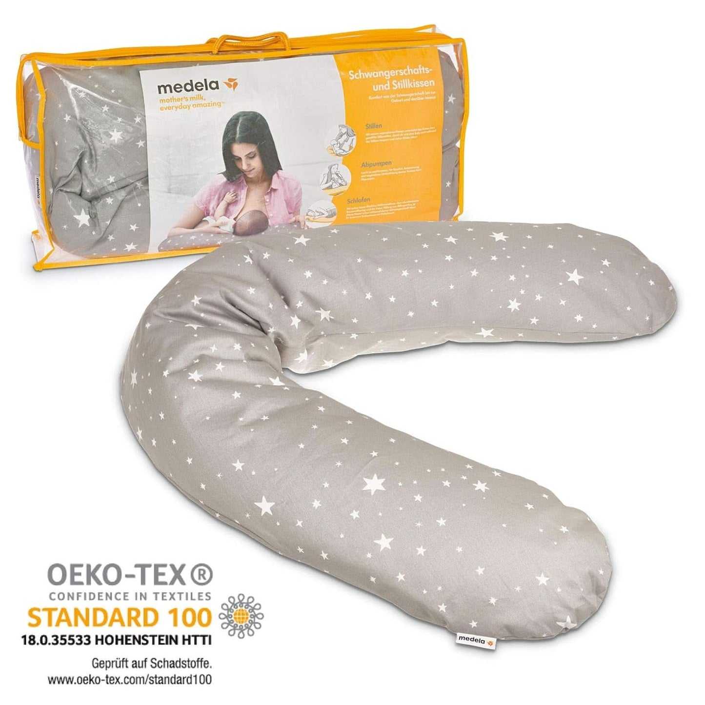 Medela Almohada Embarazo y Lactancia - Relleno de microperlas de Eps Accesorios Alimentación y Lactancia Bebe Naty Shop