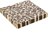 Servilletas de almuerzo Anniversary House Tiflair, estampado de leopardo, 3 capas, multicolor, 33 cm
