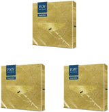 PAW - Servilletas 3 Capas (33 X 33 Cm) I 20 Piezas I Perfectas para Cumpleaños, Fiestas, Bodas, Comuniones y Festivos I Servilletas de Papel de Colores - Ocasiones Especiales, Adornos I Inspiración Clásica (Oro)