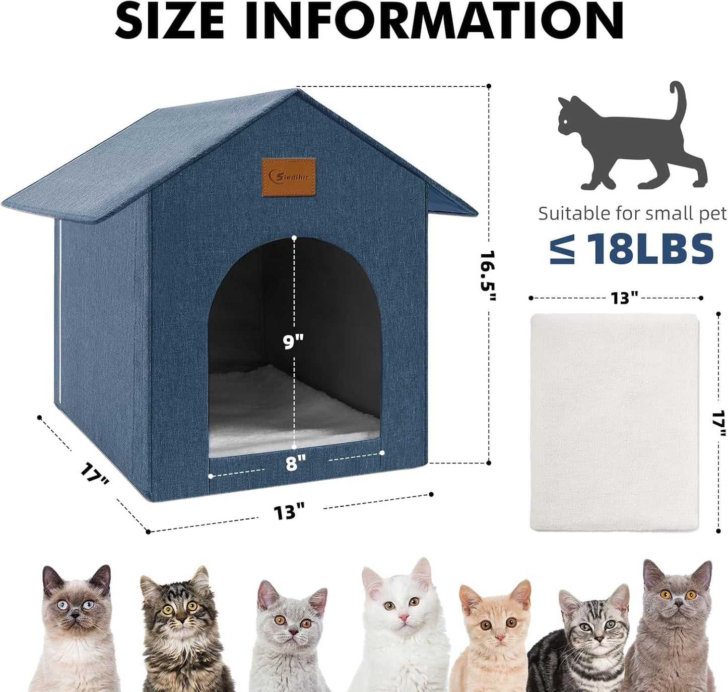 Mantas y Muebles, Mascotas, Casas y Cuevas, Gatos, Camas para gatos, Gatos - camas, colchones
