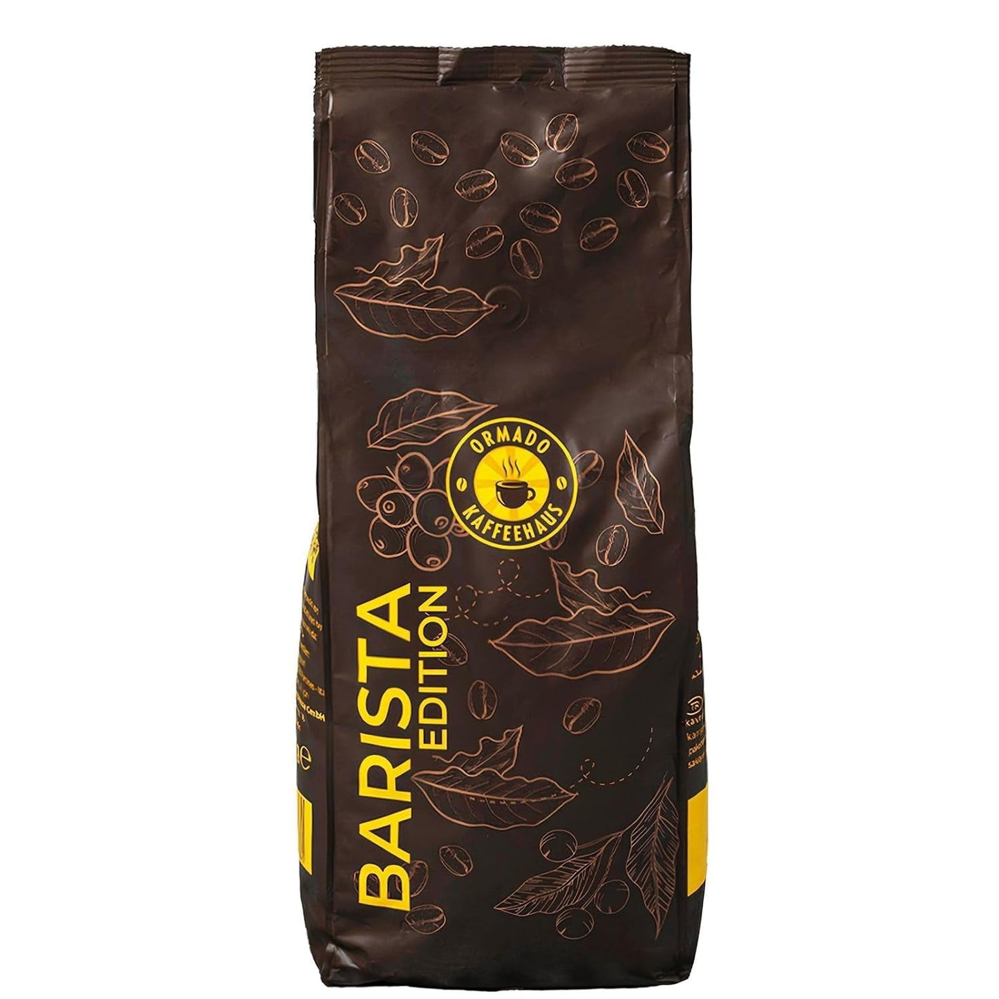 Ormado Coffee House, Cápsulas de café, Granos de café patentados de Kenia - Mezcla de Arábica y Robusta, Granos de café enteros para máquinas de café totalmente automáticas, Granos tostados, Café de cuerpo completo 1 kg, Totalmente automático