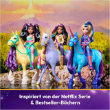 Unicorn Academy Ankleidepuppe Ava - la muñeca original para la popular serie Netflix, 24 cm grande y con 7 accesorios para juegos de rol fantásticos, para niños de 4 años