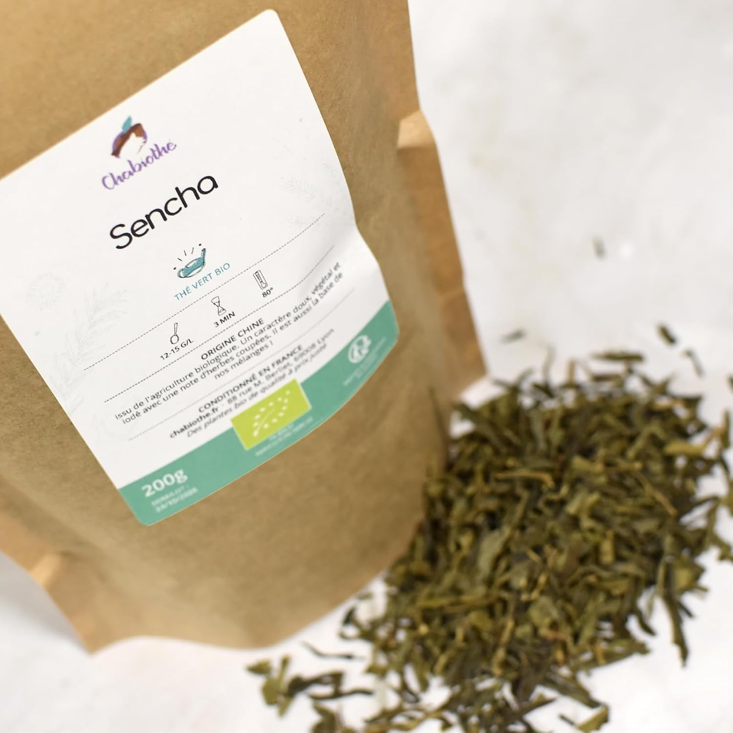 Té verde Sencha BIO 200G - - Té verde natural