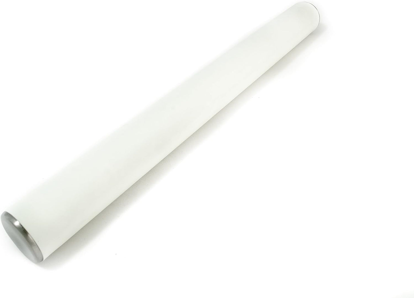 Rodillo profesional Städter con superficie de silicona, Ø 5 cm, L 49 cm, para extender perfectamente fondant y mazapán, silicona de calidad alimentaria, blanco