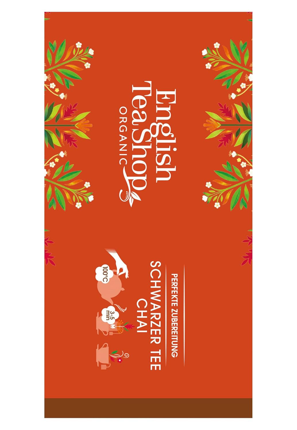ETS - Té Negro Chai, Naturland BIO, 20 Bolsitas de Té (Pack de 2)