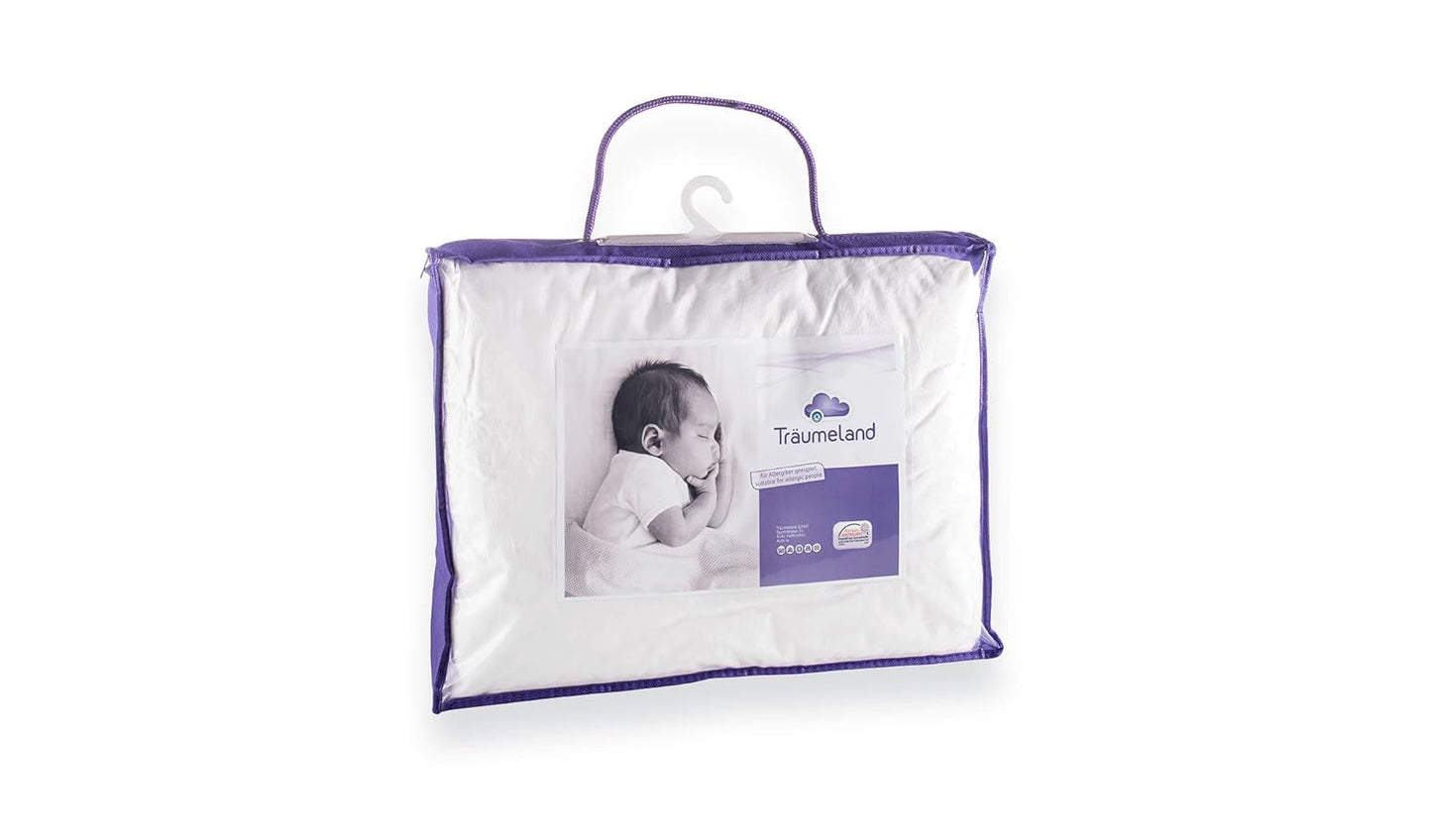 Dreumeland T060183 Cojín Musgo con Tencel 40 X 60 cm, blanco Almohadas estándar Naty Shop