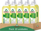Líquido para aclarar las manos, desengrasar y proteger la piel, testado dermatológicamente, 10 x 750 ml Naty Shop