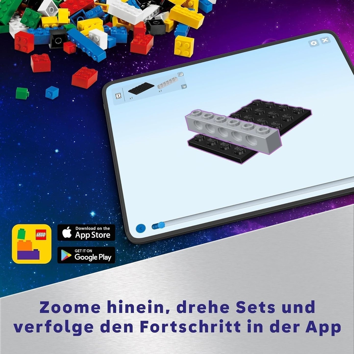 LEGO City Spaceship, juguete espacial del transbordador espacial para que los niños construyan, niños y niñas a partir de 6 años, set con figura de astronauta 60430 Juegos de construcción Besuche den LEGO-Store