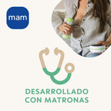 MAM Sacaleches eléctrico y manual 2 en 1, extracción directa del biberón o recipiente de almacenamiento, estimulación y extracción, pantalla digital Accesorios Alimentación y Lactancia Bebe Naty Shop