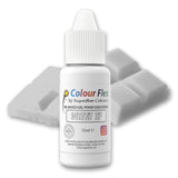 Sugarflair Colourflex Color alimentario a base de aceite blanco, colorante alimentario líquido altamente concentrado, colorante alimentario para crema de mantequilla, chocolate, masa, fondant, glaseado y más - 15 ml