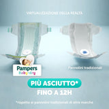 Pampers Baby Dry Maxi talla 4 (7-18 kg), 200 pañales + 500 puntos de abrazo extra gratis
