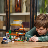 LEGO Minecraft Badlands Mine Videojuego Juego de juguetes de minería para niños y niñas a partir de 8 años Divertido juego de aventuras con ladrillos de construcción Regalo de cumpleaños 21263 Juegos de construcción Besuche den LEGO-Store