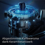 Cafetera espresso automática Siemens EQ700 classic TP715D01, control por aplicación, preparación en frío, pantalla táctil intuitiva, hasta 10 creaciones de café individuales como favoritas, limpieza automática con vapor, 1500 W, gris plateado