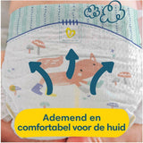 Pampers Premium Protection Talla 6, 74 pañales, 13 kg+, n.º 1 en comodidad y protección para pieles sensibles