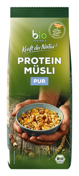 Muesli proteico puro Biozentrale - 375g - Bio con miel - Como cereal de desayuno o merienda