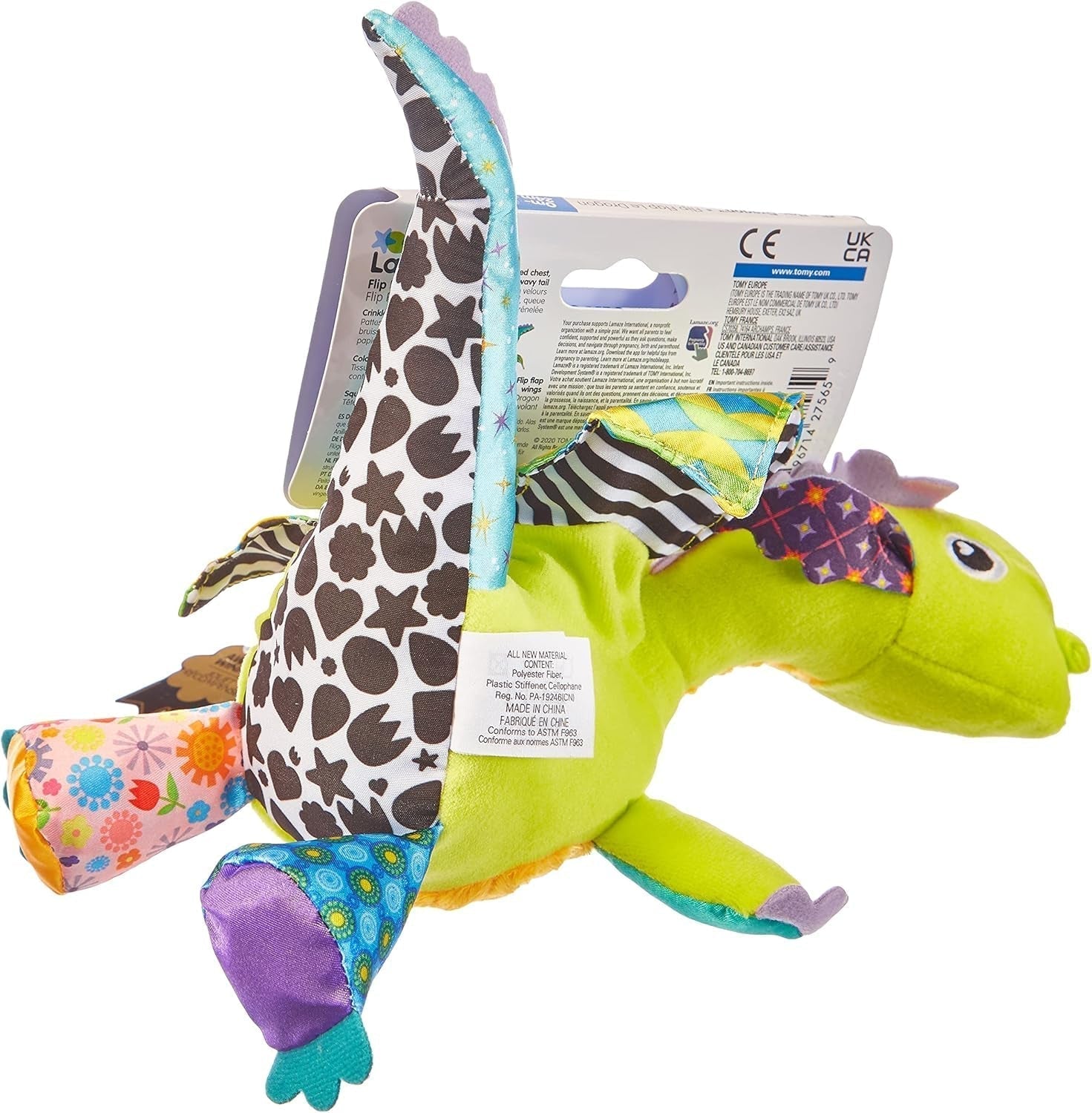 Lamaze Juguete para niños Capitán Calamar, Pulpo Pirata Clip & Go, Juguete de alta calidad para niños pequeños & Diego Juguete para niños, Dragón volador Clip & Go, Juguete de alta calidad para niños pequeños Bebe Naty Shop Toys