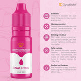 Colorante alimentario rosa Goodbake (11 ml) - Colorante alimentario intenso - Color muy concentrado - Para colorear pasteles, fondant, crema de mantequilla, bebidas, limo y muchos otros artículos. 100% vegano