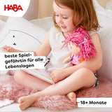 Muñeca HABA Lily Lou - Muñeca de tela suave a partir de 18 meses - 30 cm con ropa y pelo - Compañera de juegos ideal para niños pequeños - 1302842001