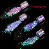 HOWAF 12 cajas de purpurina para uñas, cepillo para el rostro y el cuerpo, maquillaje con purpurina, purpurina para uñas, ojos, labios, pelo, decoración corporal, Halloween, Navidad, festivales, disfraces, accesorios de maquillaje